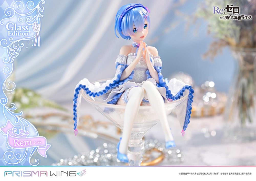Re:Zero Starting Life in Another World Prisma Wing Rem (Glass Edition) 1/7 Scale Figure Gallery Image 6