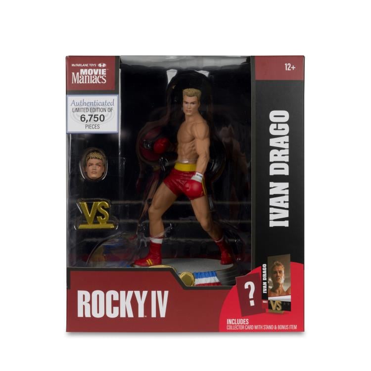 Rocky IV Movie Maniacs Ivan Drago 6" Limited Edition Figure Gallery Image 10