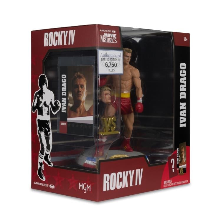 Rocky IV Movie Maniacs Ivan Drago 6" Limited Edition Figure Gallery Image 11
