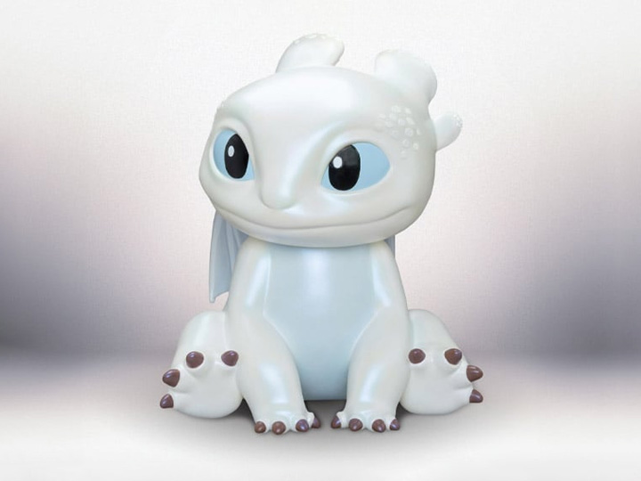 How To Train Your Dragon: The Hidden World Light Fury Vinyl Piggy Bank Gallery Image 1