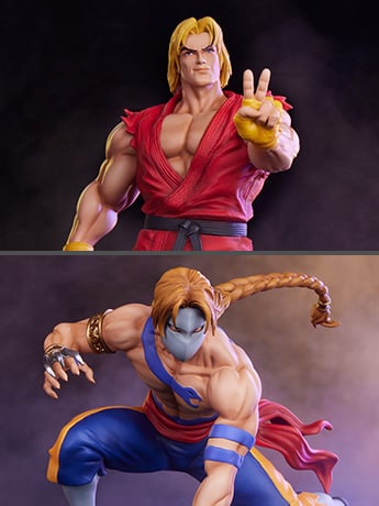 Street Fighter Street Jam Ken & Vega 1/10 Scale Statue Set Gallery Image 2