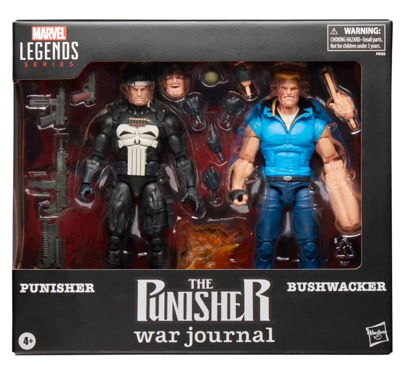 マーベルレジェンド パニッシャー ウォージャーナル 2パック 単品 The Punisher War Journal Marvel Legends Punisher and Bushwacker