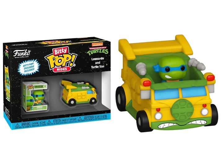 Pop! Rides: Teenage Mutant Ninja Turtles - Bitty Pop! Leonardo and Turtle Van Gallery Image 1