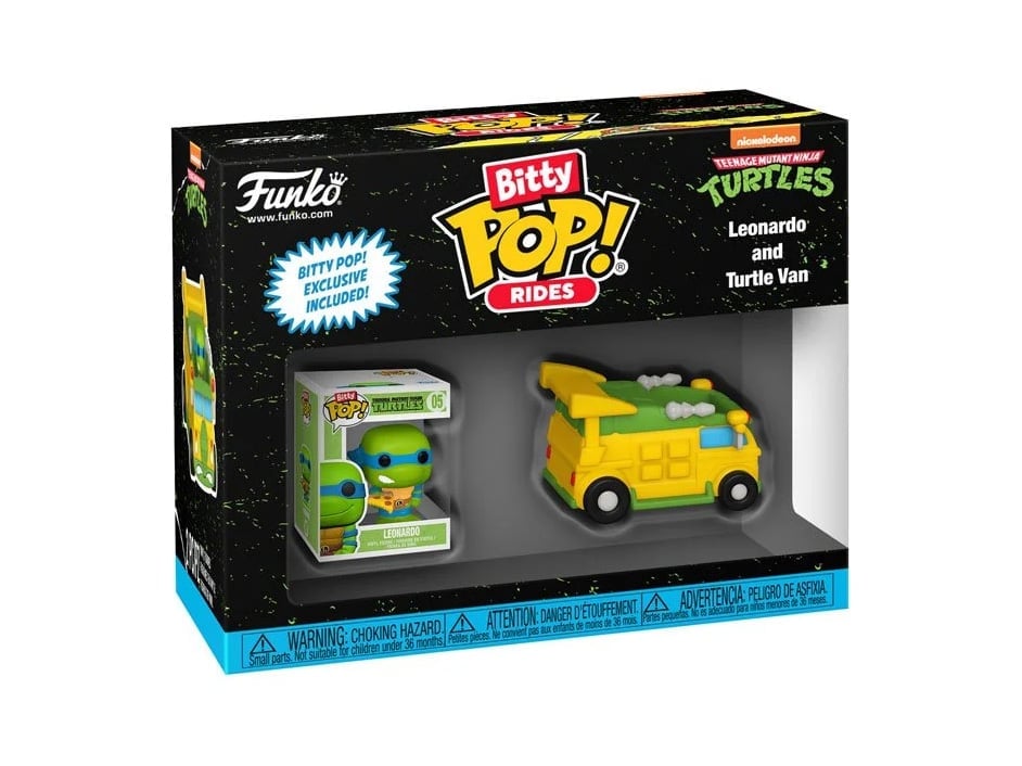 Pop! Rides: Teenage Mutant Ninja Turtles - Bitty Pop! Leonardo and Turtle Van Gallery Image 5