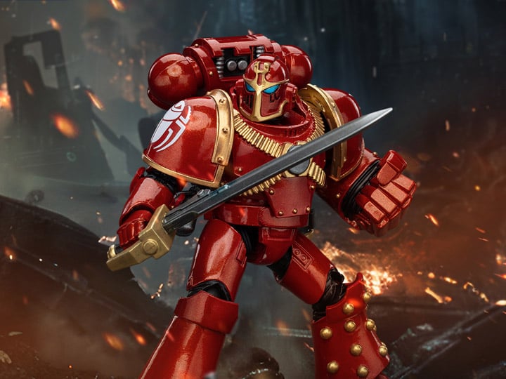 Warhammer: The Horus Heresy Thousand Sons Legion MK IV Tactical Squad Sergeant with Power Fist 1/18 Scale Action Figure Gallery Image 1