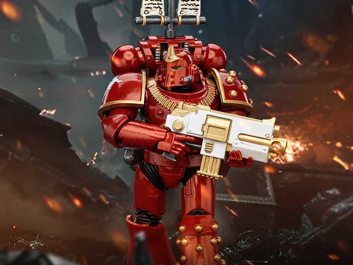 Warhammer: The Horus Heresy Thousand Sons Legion MK IV Tactical Squad Legionary with Legion Vexilla 1/18 Scale Action Figure Gallery Image 1