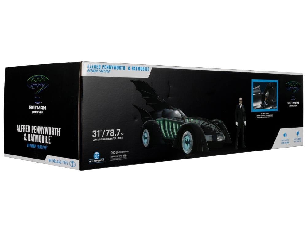 Batman Forever DC Multiverse Gold Label Alfred Pennyworth & Batmobile Set Gallery Image 19