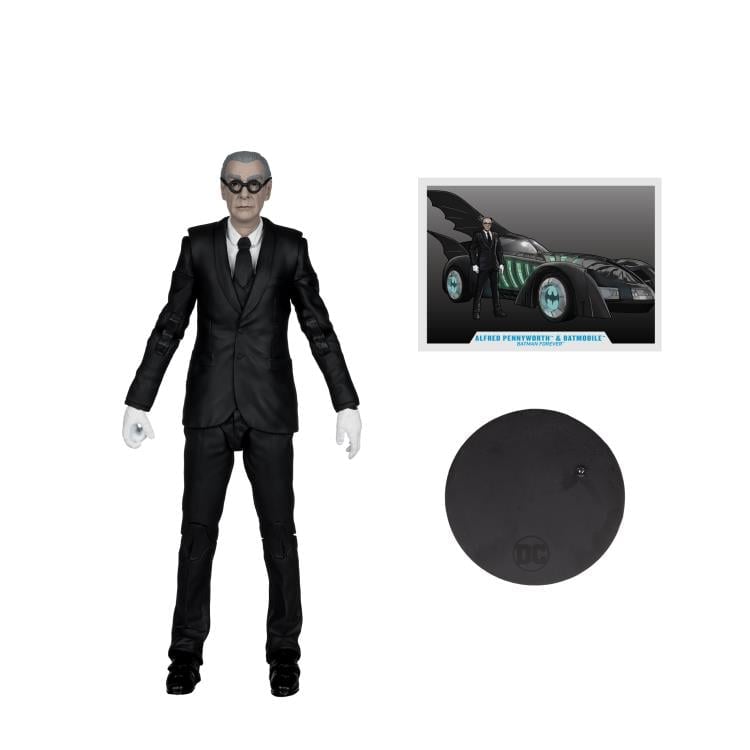Batman Forever DC Multiverse Gold Label Alfred Pennyworth & Batmobile Set Gallery Image 15