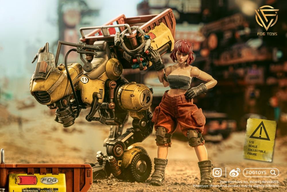 Fantasy Alphabet Series M 1/12 Scale Action Figure and Vehicle Set
