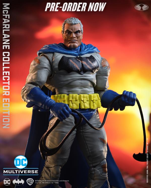 Batman: The Dark Knight Returns DC Multiverse Collector Edition Batman (Battle Damage Blue) Action Figure Gallery Image 4
