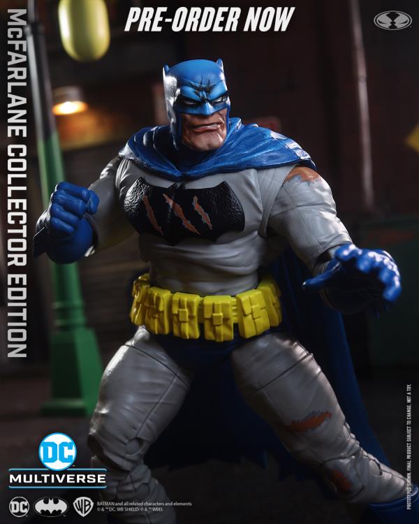 Batman: The Dark Knight Returns DC Multiverse Collector Edition Batman (Battle Damage Blue) Action Figure Gallery Image 6
