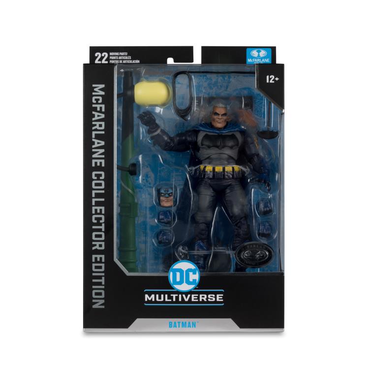 Batman: The Dark Knight Returns DC Multiverse Collector Edition Batman (Battle Damage) Platinum (Chase) Action Figure Gallery Image 10