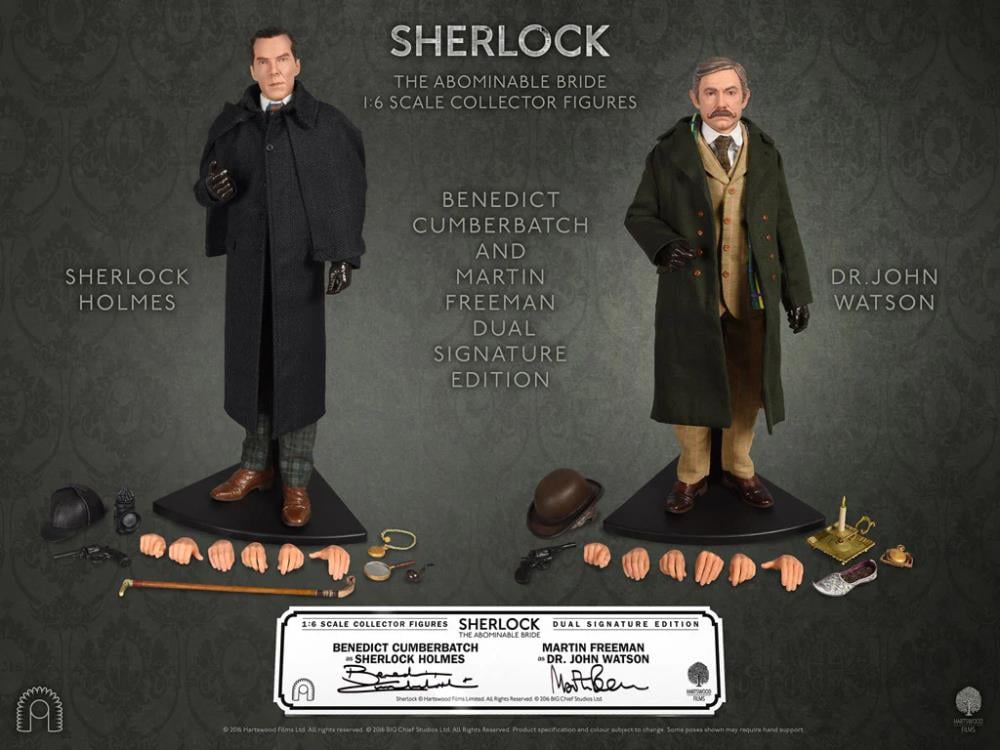 Sherlock: The Abominable Bride Sherlock Holmes & Dr. John Watson (Signature Edition) 1/6 Scale Figure Set Gallery Image 12