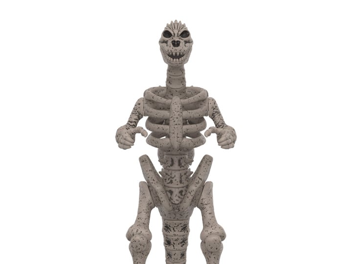 Toho ReAction Godzilla Skeleton (Grey) Action Figure Gallery Image 1