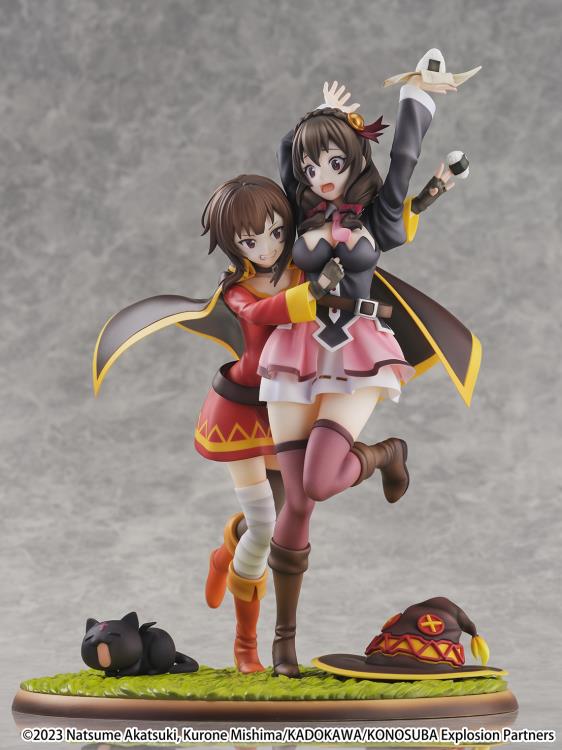 KonoSuba Megumin and Yunyun (They Are Friends Ver.) 1/7 Scale Shibuya Scramble Figure Gallery Image 8