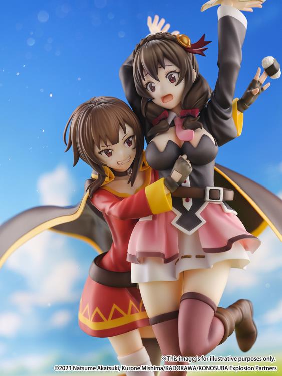 KonoSuba Megumin and Yunyun (They Are Friends Ver.) 1/7 Scale Shibuya Scramble Figure Gallery Image 6