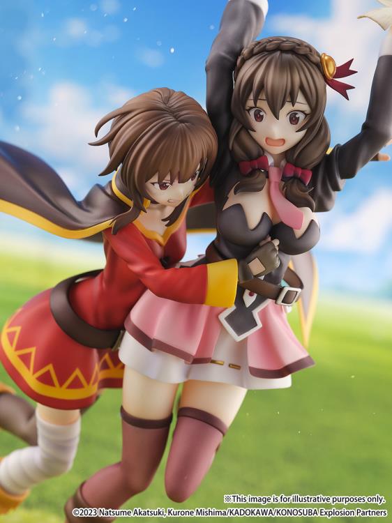 KonoSuba Megumin and Yunyun (They Are Friends Ver.) 1/7 Scale Shibuya Scramble Figure Gallery Image 7