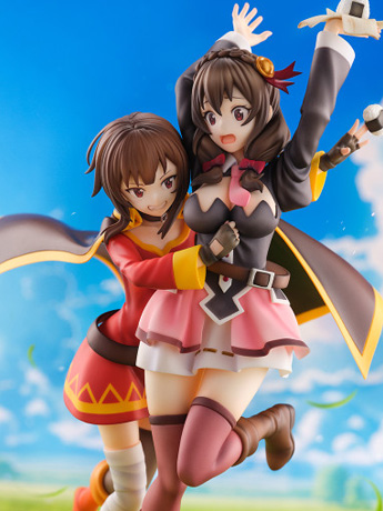 KonoSuba Megumin and Yunyun (They Are Friends Ver.) 1/7 Scale Shibuya Scramble Figure Gallery Image 2