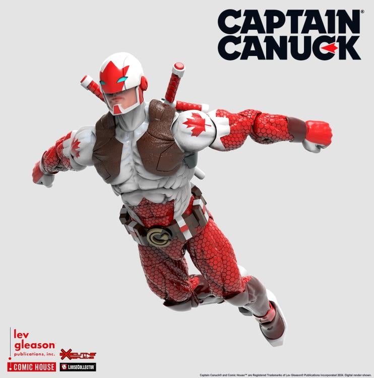 Captain Canuck Iconic Heroes Series Captain Canuck 1/12 Scale Action Figure Gallery Image 6