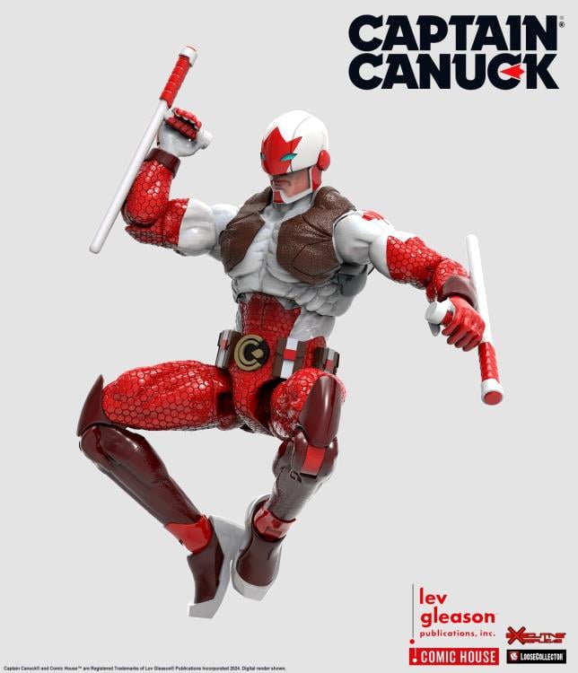 Captain Canuck Iconic Heroes Series Captain Canuck 1/12 Scale Action Figure Gallery Image 4