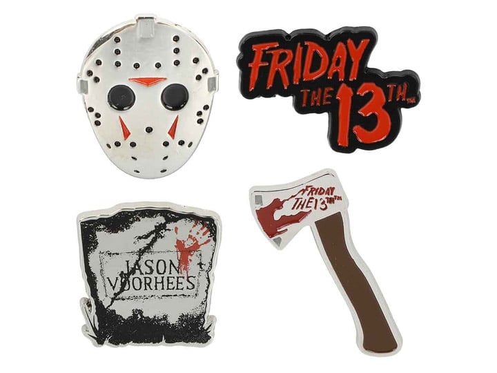 Friday the 13th Jason Voorhees Lapel Pin Set