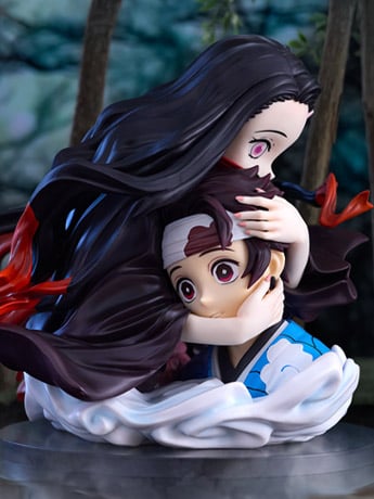 Demon Slayer: Kimetsu no Yaiba Ichibansho ArtScale Memoria Tanjiro & Nezuko Kamado (Locus) Bust Gallery Image 2
