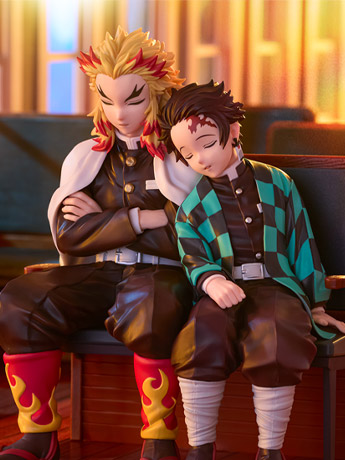 Demon Slayer: Kimetsu no Yaiba Ichibansho Revible Moment Tanjiro Kamado & Kyojuro Rengoku (Locus) Figure Gallery Image 2