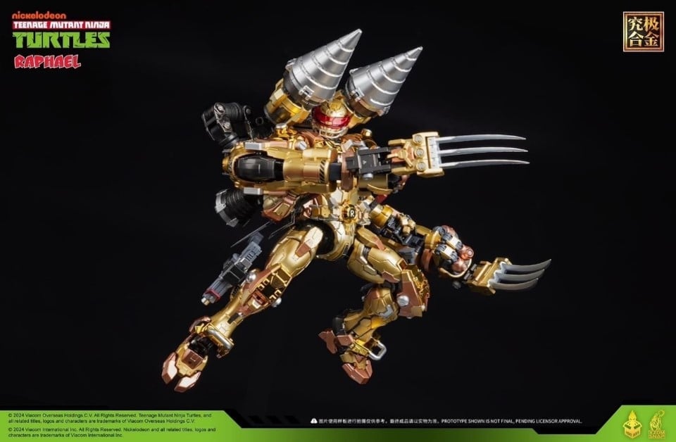 Teenage Mutant Ninja Turtles HB0086 Raphael (Year of the Dragon Gold Turtle Ver.) Figure Gallery Image 4