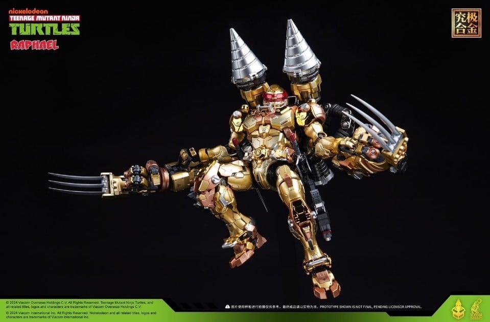 Teenage Mutant Ninja Turtles HB0086 Raphael (Year of the Dragon Gold Turtle Ver.) Figure Gallery Image 5