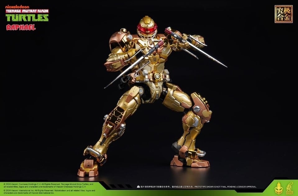 Teenage Mutant Ninja Turtles HB0086 Raphael (Year of the Dragon Gold Turtle Ver.) Figure Gallery Image 7