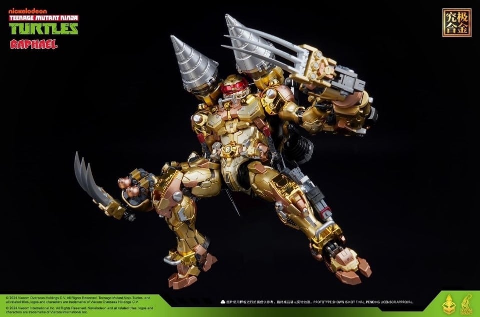 Teenage Mutant Ninja Turtles HB0086 Raphael (Year of the Dragon Gold Turtle Ver.) Figure Gallery Image 3