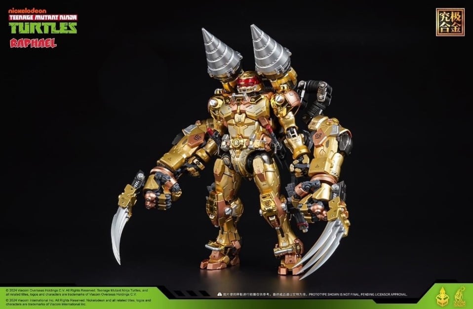 Teenage Mutant Ninja Turtles HB0086 Raphael (Year of the Dragon Gold Turtle Ver.) Figure Gallery Image 6