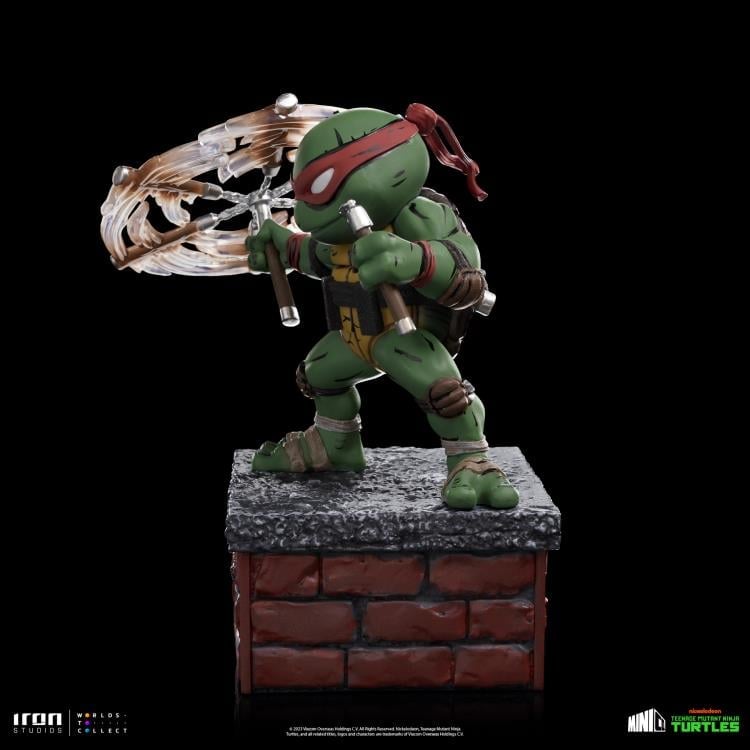 Teenage Mutant Ninja Turtles MiniCo Michelangelo (V.2 Red Mask Ver.) PX Previews Exclusive Limited Edition Figure Gallery Image 6