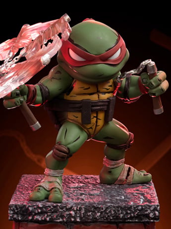 Teenage Mutant Ninja Turtles MiniCo Michelangelo (V.2 Red Mask Ver.) PX Previews Exclusive Limited Edition Figure Gallery Image 2