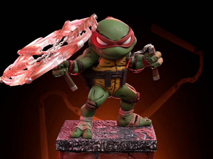 Teenage Mutant Ninja Turtles MiniCo Michelangelo (V.2 Red Mask Ver.) PX Previews Exclusive Limited Edition Figure Gallery Image 1