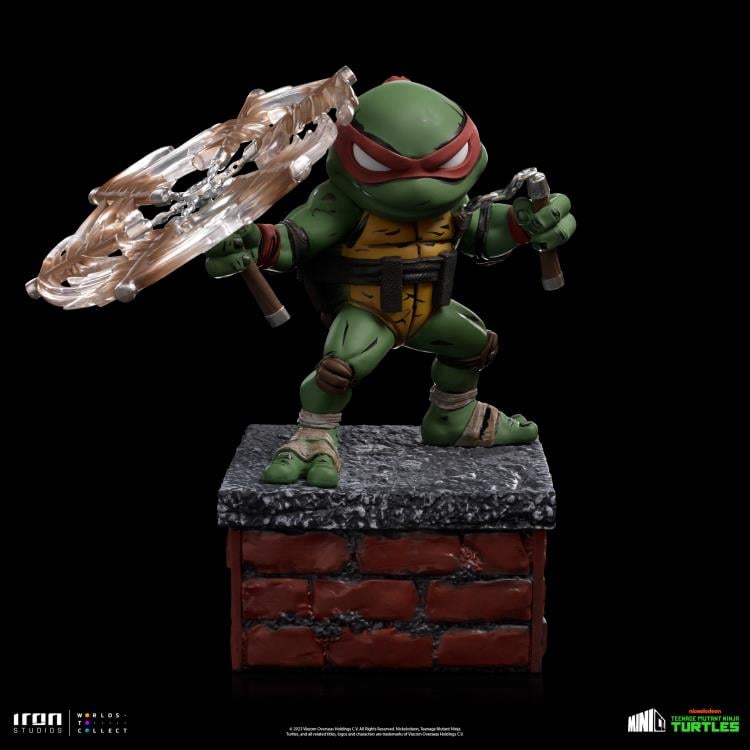 Teenage Mutant Ninja Turtles MiniCo Michelangelo (V.2 Red Mask Ver.) PX Previews Exclusive Limited Edition Figure Gallery Image 4