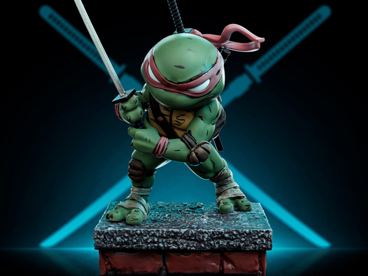 Teenage Mutant Ninja Turtles MiniCo Leonardo (V.2 Red Mask Ver.) PX Previews Exclusive Limited Edition Figure Gallery Image 1