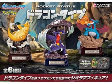 Pokemon Pocket Statue Dragon Type Boxed Set of 6 Capsules