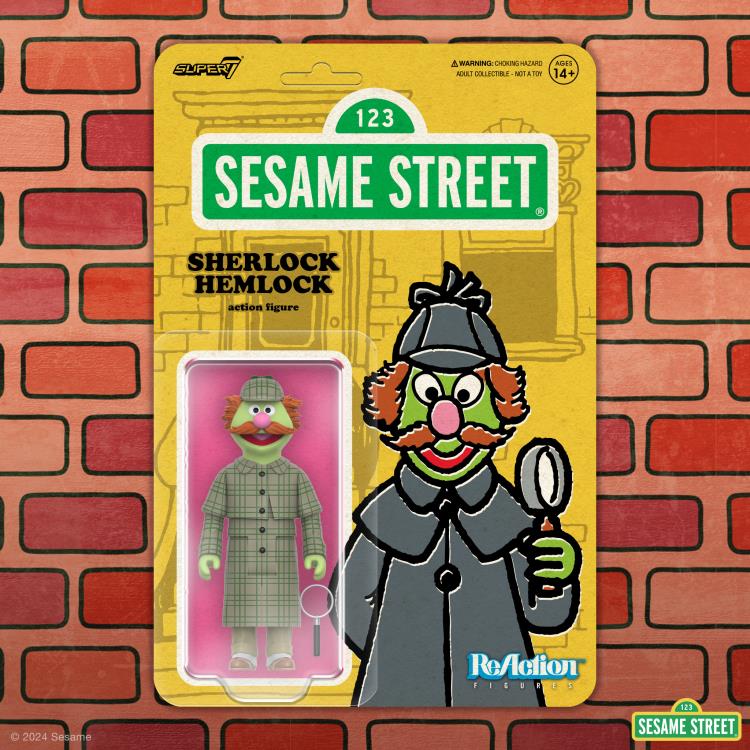 Sesame Street ReAction Sherlock Hemlock Action Figure Gallery Image 5