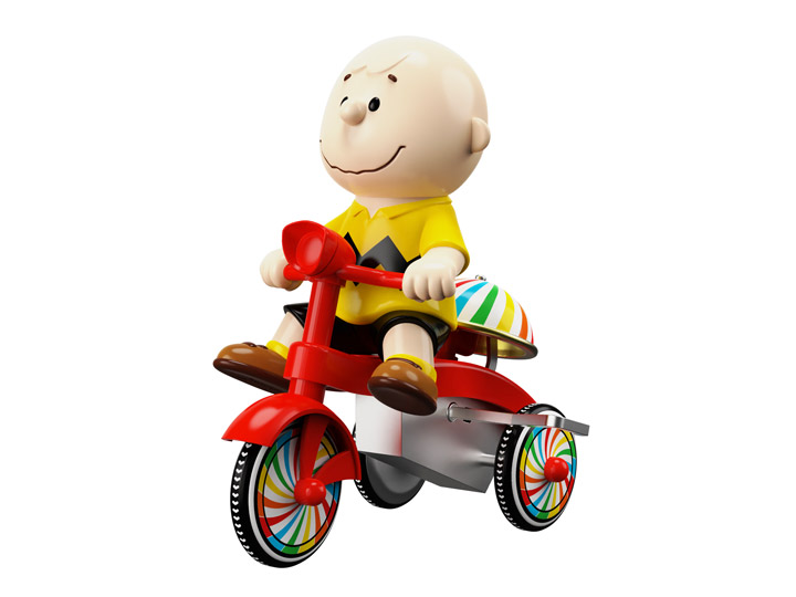 Peanuts Super Cycles Charlie Brown (Yellow Shirt with Red Trike) Gallery Image 1