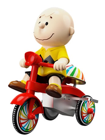 Peanuts Super Cycles Charlie Brown (Yellow Shirt with Red Trike) Gallery Image 2