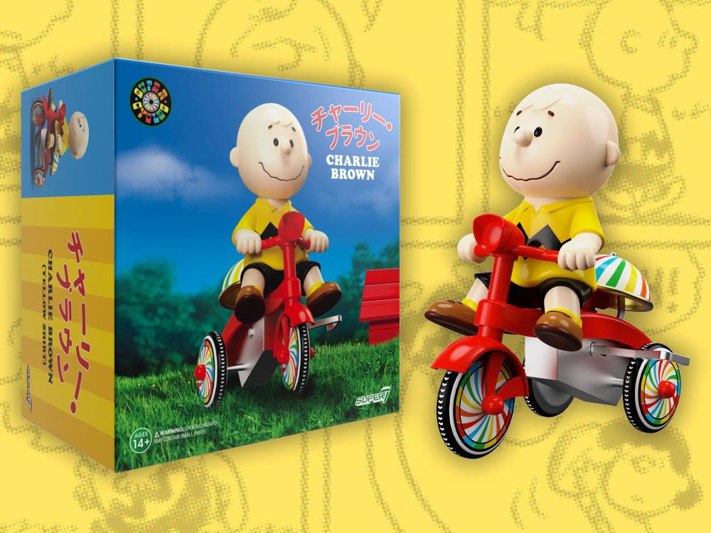 Peanuts Super Cycles Charlie Brown (Yellow Shirt with Red Trike) Gallery Image 5
