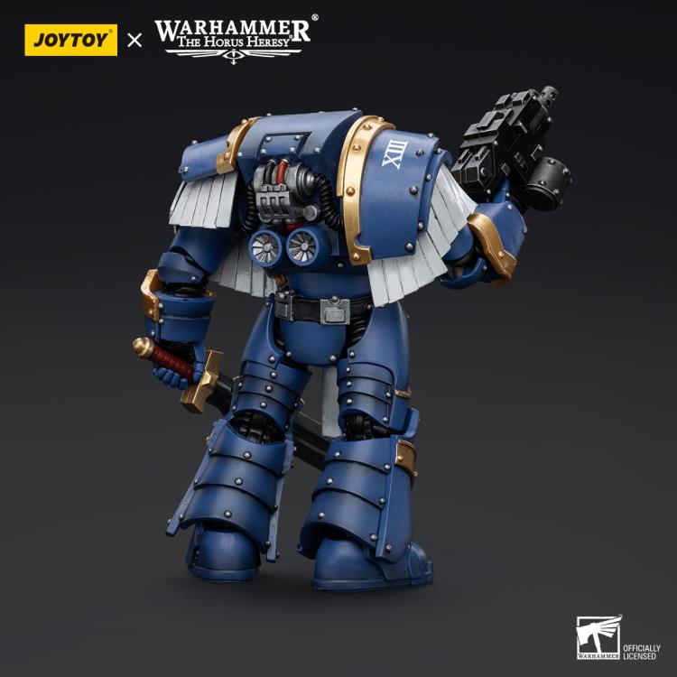 Warhammer: The Horus Heresy Ultramarines Cataphractii Terminator Squad Sergeant with Power Sword 1/18 Scale Action Figure Gallery Image 5