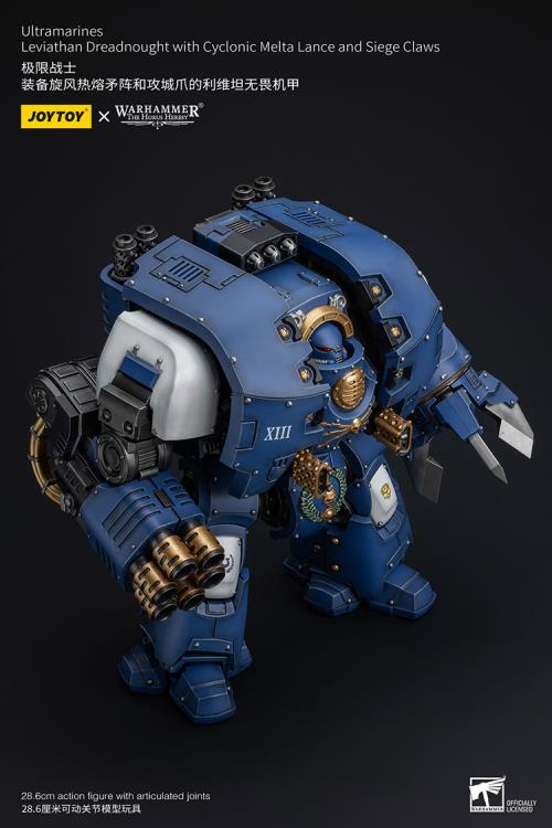 Warhammer: The Horus Heresy Ultramarines Leviathan Dreadnought with Cyclonic Melta Lance and Siege Claw 1/18 Scale Action Figure Gallery Image 14