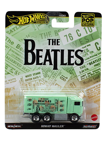 The Beatles Hot Wheels Premium Pop Culture 2024 Mix 4 Hiway Hauler (Green Ver.) Gallery Image 2