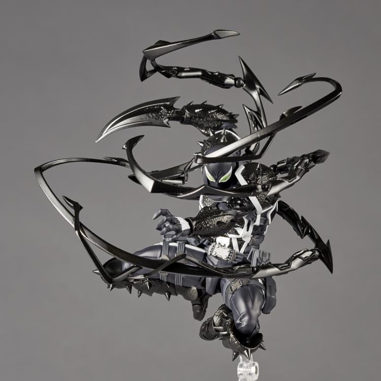 Marvel Amazing Yamaguchi Revoltech NR061 Agent Venom Action Figure (Reissue) Gallery Image 6