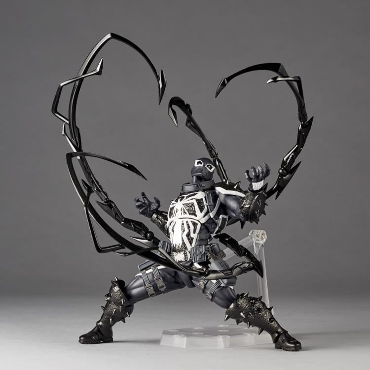 Marvel Amazing Yamaguchi Revoltech NR061 Agent Venom Action Figure (Reissue) Gallery Image 7