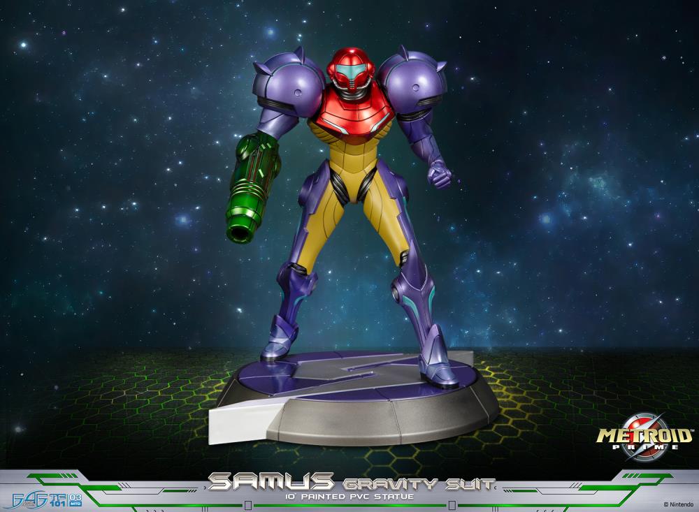 Metroid Prime Samus (Gravity Suit) Standard Edition Statue Gallery Image 4