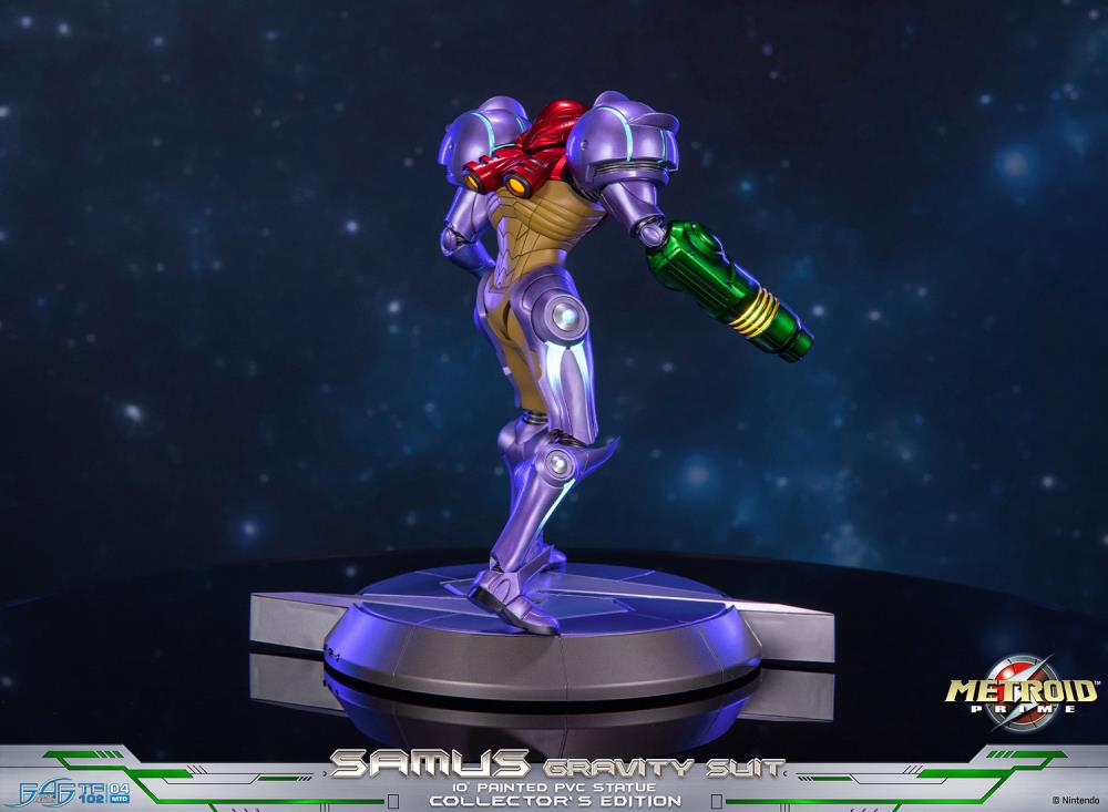 Metroid Prime Samus (Gravity Suit) Collector's Edition Statue Gallery Image 9
