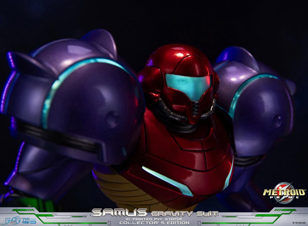Metroid Prime Samus (Gravity Suit) Collector's Edition Statue Gallery Image 16